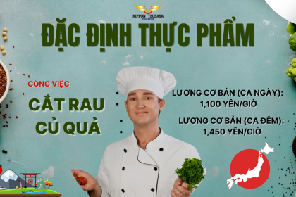 ĐƠN TUYỂN – THUỘC DIỆN KỸ NĂNG ĐẶC ĐỊNH (Chế biến thực phẩm - Công việc cụ thể: Cắt rau củ)