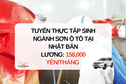 Tuyển Thực Tập Sinh Ngành Sơn Ô Tô Tại Nhật Bản – Việc Làm Ổn Định, Thu Nhập Tốt
