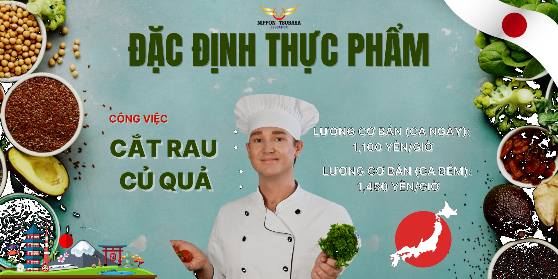 ĐƠN TUYỂN – THUỘC DIỆN KỸ NĂNG ĐẶC ĐỊNH (Chế biến thực phẩm - Công việc cụ thể: Cắt rau củ)